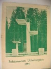 Pohjanmaan urheiluopisto 1954