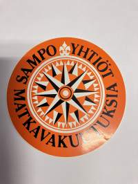 Sampo-Yhtiöt - Matkavakuutuksia -tarra