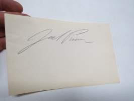 Joel Rinne + Toini Vartiainen -nimikirjoitus / signature - autograph