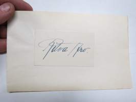 Ritva Aro -nimikirjoitus / signature - autograph