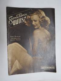 Suomi Filmin Uutisaitta 1944 nr 3 (Suomi-Filmi) Kansikuva Ruth Buchardt, Välähdyksiä elokuvan historiasta - Fritz Lang, Haastattelusarjassa Eine Laine,