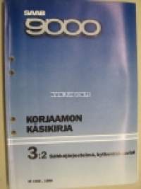 Saab 9000 3:2 Sähköjärjestelmä, kytkentäkaaviot M 1985, 1986 -korjaamokirjasarjan osa