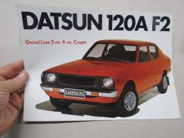 Datsun Sunny 120A F2 -myyntiesite / sales brochure
