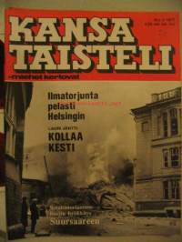 Kansa taisteli 1977 nr 3, rannikkotykistö osa 1, Helsinki totaalisen ilmasodan kohteena. A. O Pajari: Suursaaren valtaus. Enni Leskinen: Sortavala liekeissä.