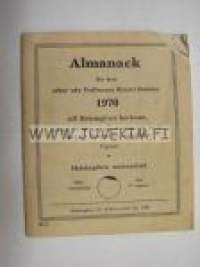Almanack 1970
