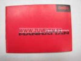 Manhattan Derbi Manuel del Propietario -käyttöohjekirja italiaksi