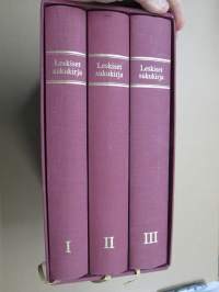 Leskiset sukukirja I-III