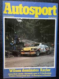 Autosport - Lehti 1978 nr 2 - Wilson dominates Raylor, James Hunt column, Giacomelli again in F2 Hockenhiem, Penske´s British USAC base, ym.