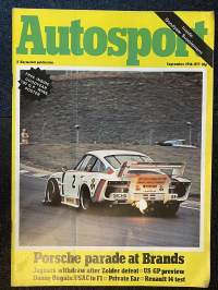 Autosport - Lehti 1977 nr 13 - Porsche parade at Brands, Jaguars withdraw after Zolder defeat, US GP preview, Danny Ongais: USAC to F1, ym.