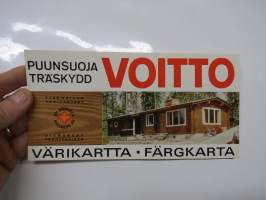 Tikkurilan Väritehtaat - Voitto puunsuoja värikartta / Färgkarta