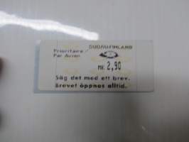 Posti mk 2,90 -maksutarra, käyttämätön