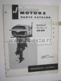 Johnson 35 hp models RD - RDL - 19 outboards 1957 parts catalog -varaosaluettelo