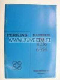 Perkins 4.236, 6.354 handbook -käyttöohjekirja ruotsiksi