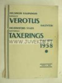 Helsingin kaupungin verotuskalenteri 1958 vuoden 1957 tuloista