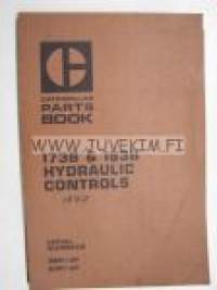 Caterpillar 173B & 183B Hydraulic controls (serial numbers 59P1, 60P1 -up) parts book -varaosaluettelo