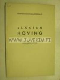 Släkten Hoving Genealogiska Föreningens Släktböcker 2.