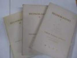 Heimokannel I-III (Viron kansan runoja, Unkarilaisia kansanrunoja, Volgan ja Perman kannel)