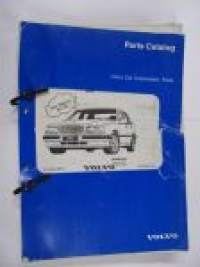 Volvo 850 Series 1982- Parts Catalog -varaosaluettelo englanniksi
