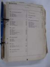 Volvo 740 Series 1988- Parts Catalog -varaosaluettelo englanniksi
