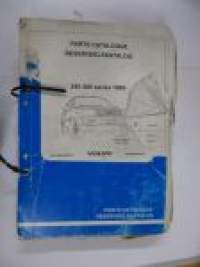 Volvo 340-360 Series 1985- Parts Catalog -varaosaluettelo englanniksi