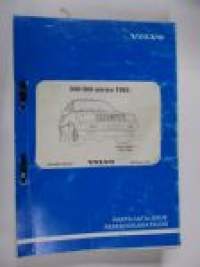 Volvo 340-360 Series 1985- Parts Catalog -varaosaluettelo englanniksi