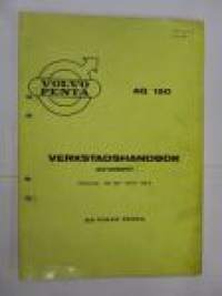 Volvo Penta Aquamatic 150 motorenhet AQ 150-150A-150B verkstadshandbok -korjaamokäsikirja ruotsiksi