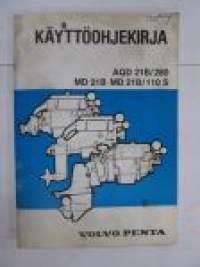 Volvo Penta AQD 21B/280, MD 21B, MD 21B/110S -käyttöohjekirja
