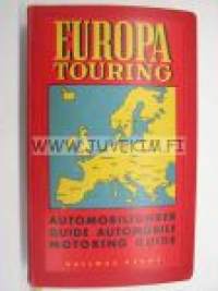 Europa Touring Motoring Guide -automatkailukartta (1954)