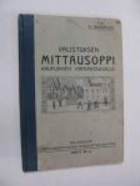 Valistuksen Mittausoppi kaupunkien kansakouluille 1923 4.painos