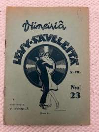 Viimeisiä levysäveleitä nro 23 -nuotit