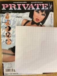 Private nr 205 -aikuisviihdelehti / adult graphics magazine