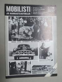 Mobilisti (ja harrasteautoilija) 1979 nr 1 -käyttämätön varastossa säilytetty kappale, jossa kuitenkin joitakin jälkiä / kauneusvirheitä kansissa