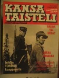 Kansa taisteli 1978 nr 10 Kaarina Fantimo: Koulutyttönä kaatuneiden parissa, kuvassa mm. Onkamuksen karjalaiskylää sekä Rautjärven kirkko. Arvo Alanne