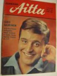 Elokuva-Aitta 1964 nr 23, Esko Salminen, Tamara Lund tiedottaa Turusta - seurapiiritapahtuma vuonna 1964 - kuvassa mukana myös Rami Sarmasto, Pirkko Mannola, ym.