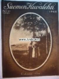Suomen Kuvalehti 1922 nr 31, Voimisteluharrastus suojeluskunnissa, Merimiesjuttuja Uudesta Seelannista, Muotkuvissa mm. Lilli Törnudd, G.F. Linnankoski...
