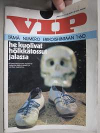Vip 1973 nr 10, Autokaupan kiemuroita, Matti Viherjuuri, Kristian Runberg - kuvia Katajanokalta, Lemmenjoen miehet; Kimmo Kaivanto, Kuolema tulee hölkäten, ym.