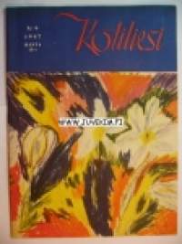 Kotiliesi 1947 nr 9 Sisältää vastakkain istuttavan keinun teko-ohjeen. Ajankuvaa vuodelta 1947. Takannessa ravintoympyrä vuoden eli 1947 ruokasuositukset