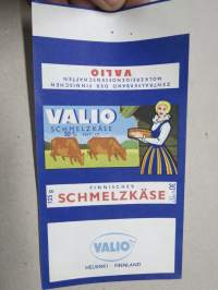 Valio Schmelzkäse -juustoetiketti