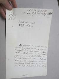 A.D. 26. April 1819 - Embetsmemorial, Lieutenanten Eric M. Montell´in velka-asia velkojana