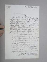 19.3.1819 - Embetsmemorial, Lieutenanten Eric M. Montell´in velka-asia velkojana