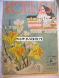 Kotiliesi 1937 nr 6 Maaliskuu, Sisältää Kotilieden kevät- ja kesäpukuja -liitteen. Artikkeli kuvineen - Konrad Reijo Waara, Viisi pääsiäisvirttä, Kulosaari huvila