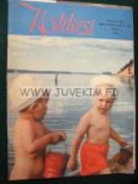 Kotiliesi 1951 nr 13-14 Heinäkuu. Aiheita mm. hillot ja mehut. Kauppias Pietari Mikonpoika Kääpä  ( Kannaksen vanhaa kauppiassukua) esitellään.