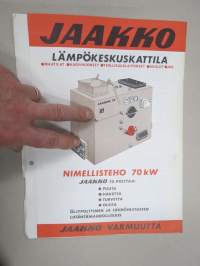 Jaakko 70 Lämpökeskuskattila -myyntiesite