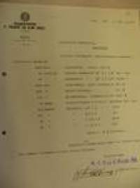 Oy C. Trapp ja K:ni jälk Turku laskulomake 19.8.1924