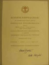 Keskuskauppakamarin pronssisen ansiomerkin myöntökirja