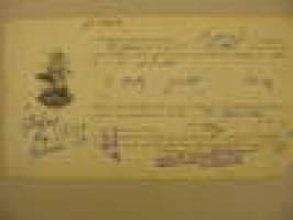 I. Aladin konossomentti 1911