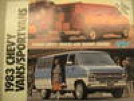 Chevrolet Vans / Sportvans vm. 1983 myyntiesite