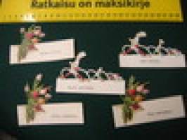 Ravintola-aihe: paikkakortit 5 kpl