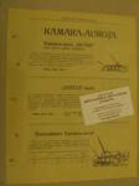 Kamara-auroja myyntiesite v. 1910