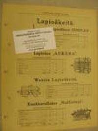 Lapioäkeitä myyntiesite v. 1911